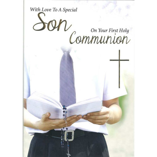 Picture of SPECIAL SON HOLY COMMUNION CARD